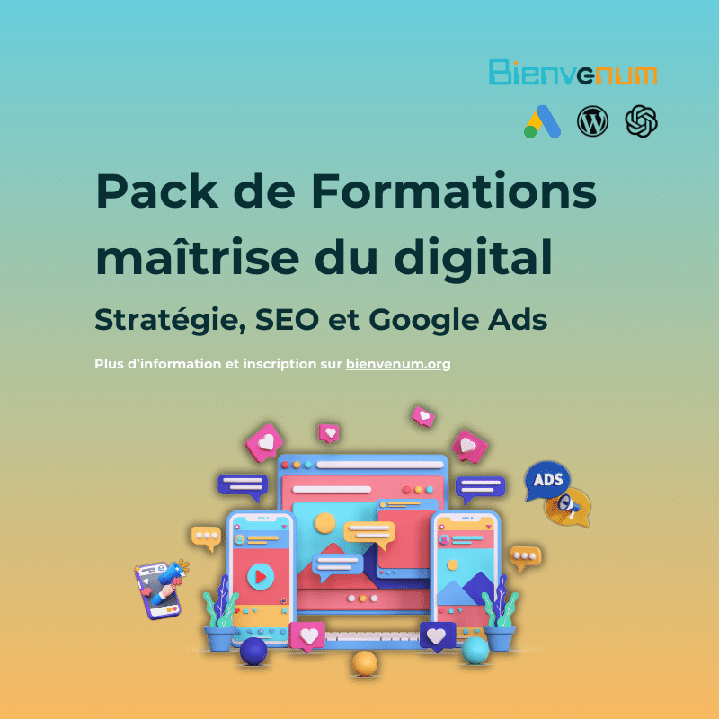 Image d'illustration des formations maîtrise du digital : Stratégie, SEO et Google Ads