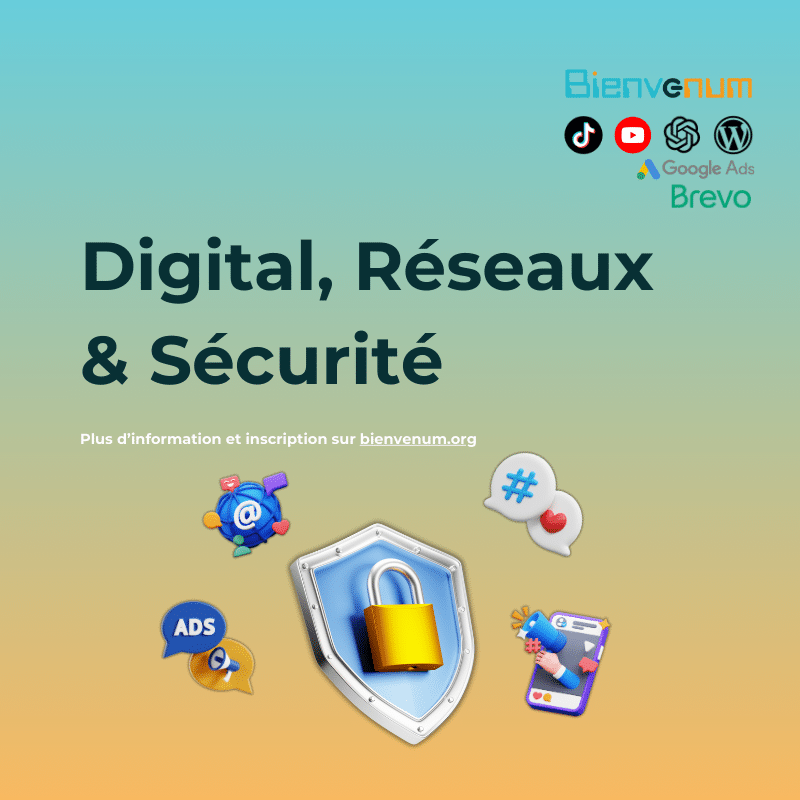 Formation marketing digital, réseaux sociaux & cybersécurité